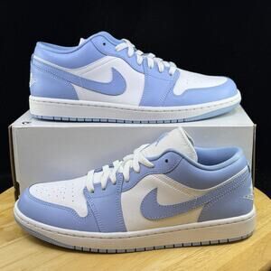 Nike Air Jordan 1 Low White Aluminum DC0774-142 Women's Size 7.5 NEW